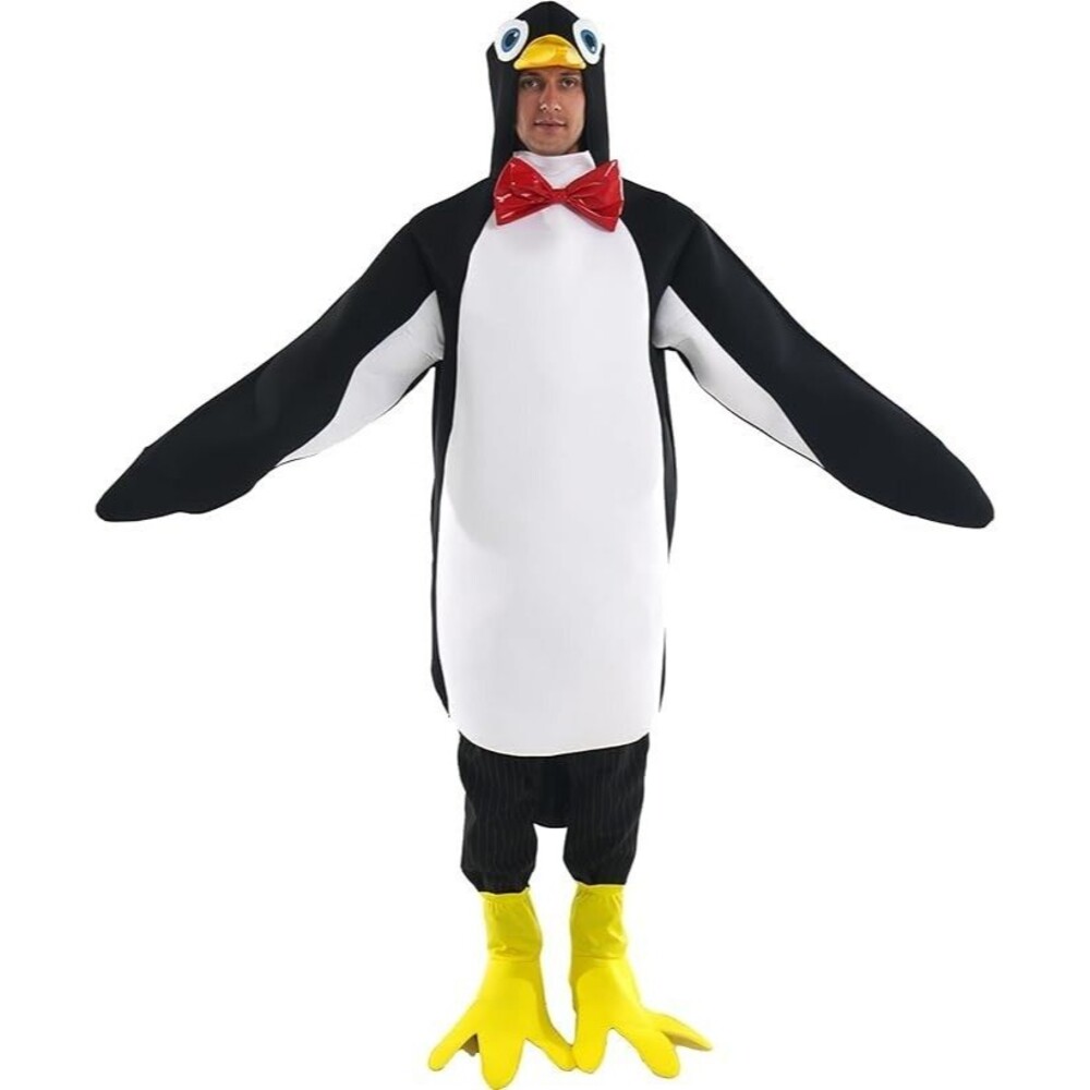 Penguin Adult XL Unisex, Halloween Costume Penguin Complete Costume NEW